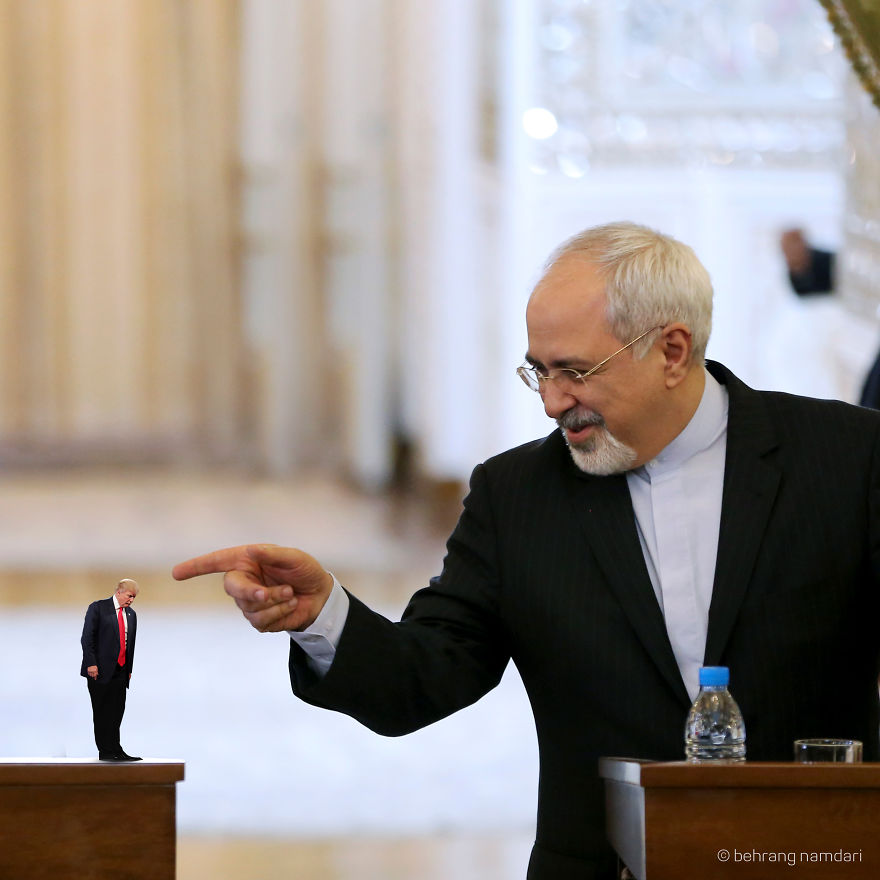 #50 Javad Zarif And Tiny Trump In Nuclear Negotiations.!