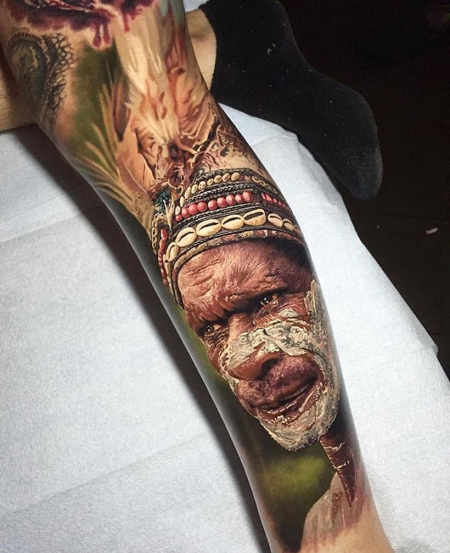 When A Tattoo Master Have Gold Hands: Unreal Tattoos With Almost Live Portraits When A Tattoo Master Have Gold Hands: Unreal Tattoos With Almost Live Portraits