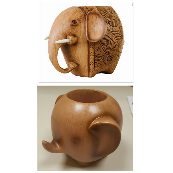 Ordered A Decorative Elephant Pencil Holder For My Desk . . .