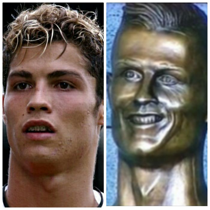 Is It Possible He Just Had The Picture Of A Younger Ronaldo?