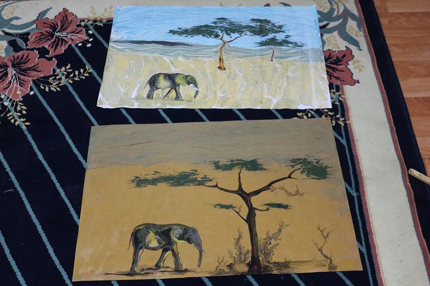 I Painted Elephants On Water