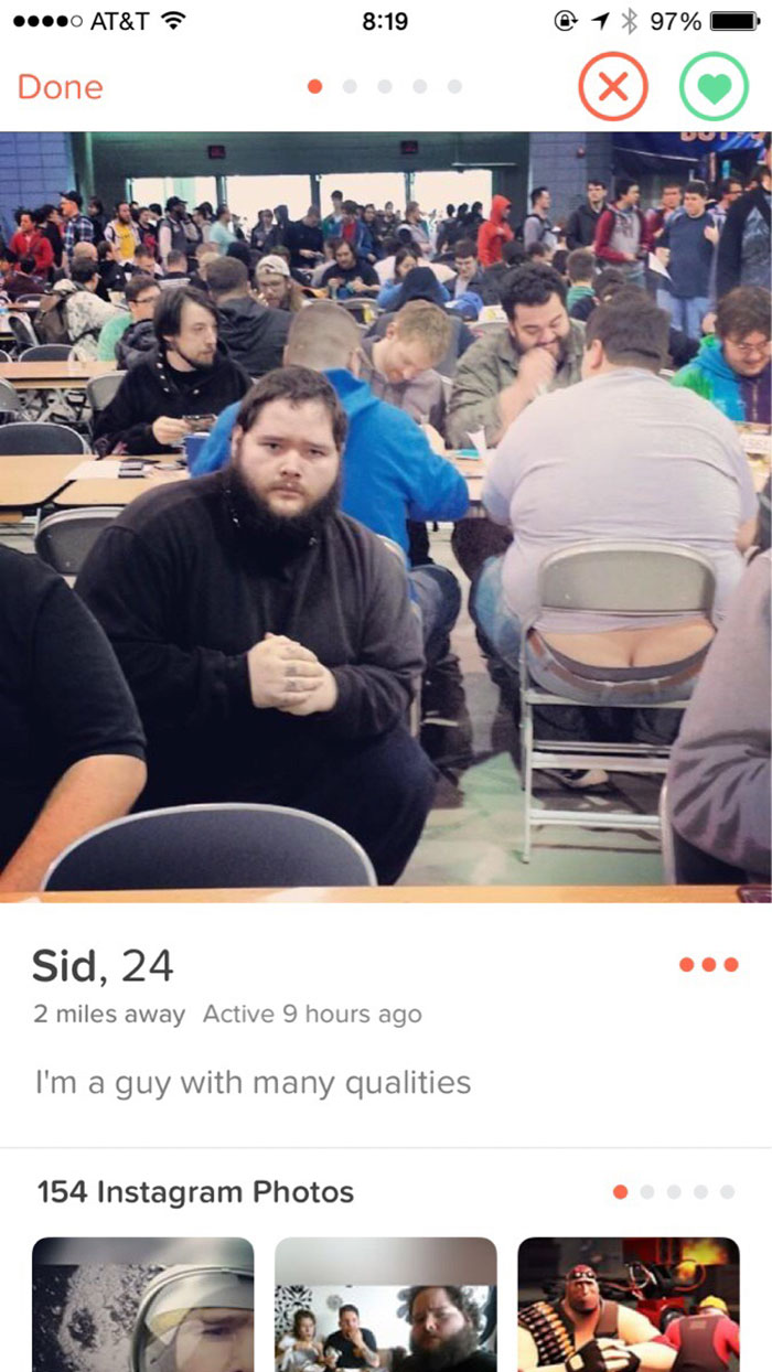 Found The Man Himself On Tinder Today