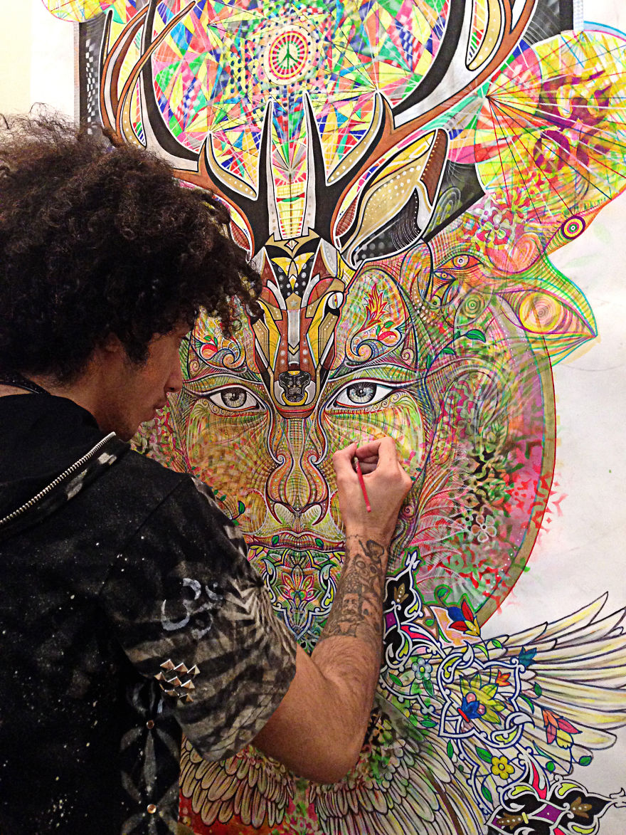 Some Hand Drawn Artworks Of Sina Irannejad.