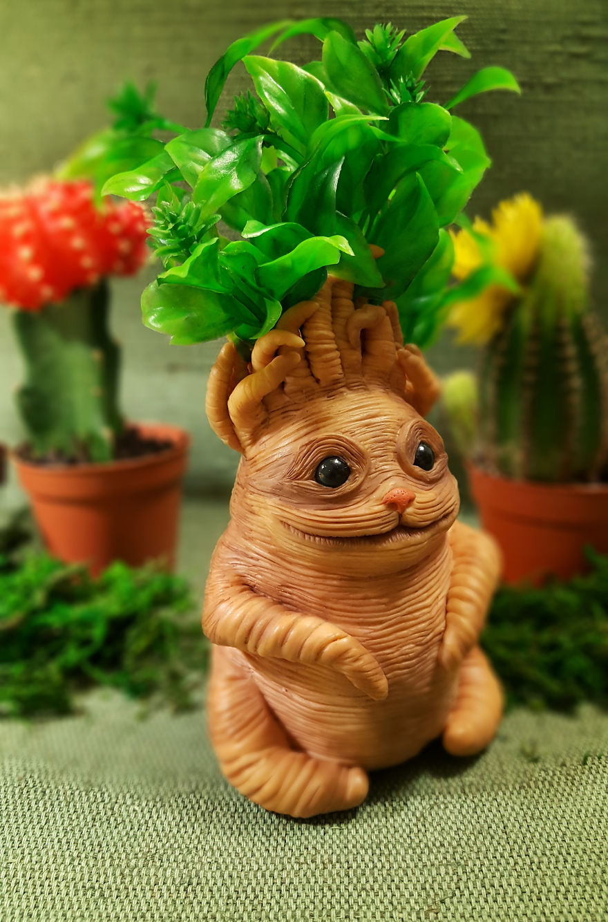 We Create Mandrake Root Dolls From The Movie “Harry Potter”