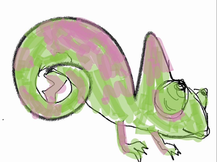 A Chameleon From Memory (aka What Do Chameleons Look Like, Probably Not Like This)