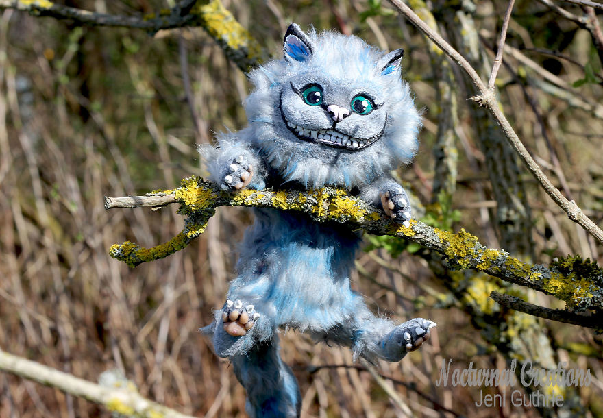 I Created A Chester The Cheshire Cat Art Doll