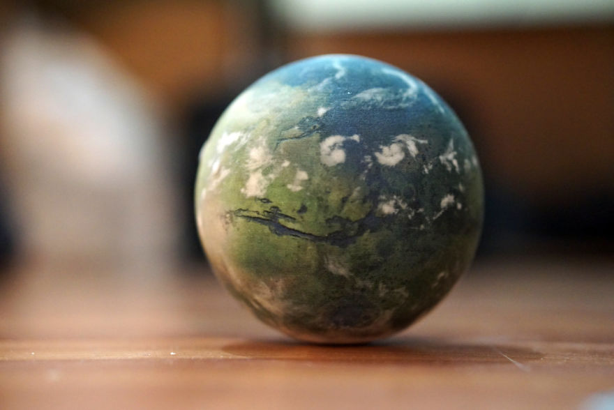 Terraformed Mars Globe