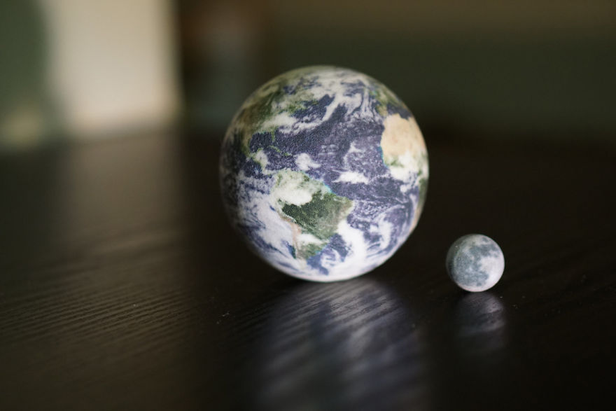 Earth And Moon Globes