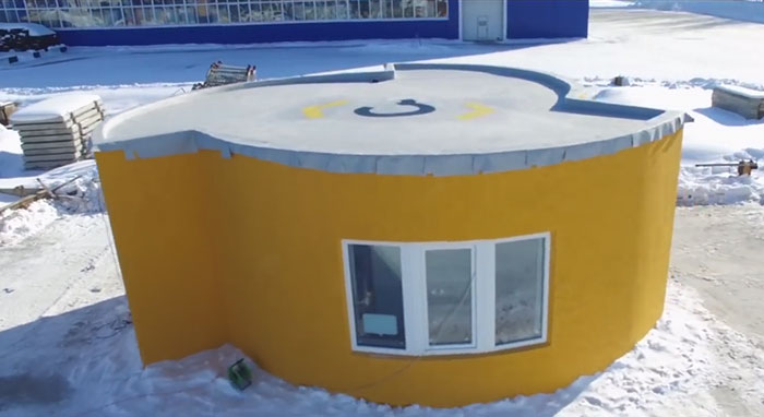 This House Was 3D-Printed In Just 24 Hours For Less Than $11k