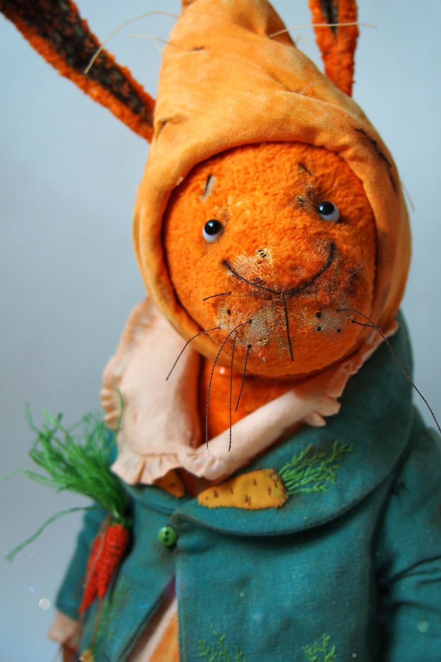 Unique Easter Dolls That Look Like They're Made Of Vegetables By Russian Artist