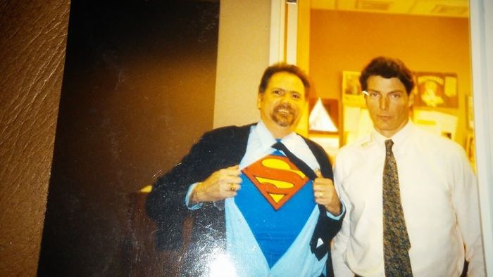 Many Years Ago My Dad Got To Meet Christopher Reeves. The Man Of Steel Did Not Appreciate His Shenanigans