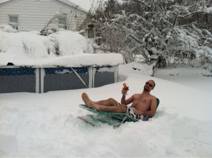 My Dad Said If I Took Part In His Stupid Photo Idea, I Wouldn't Have To Shovel For The Rest Of The Day