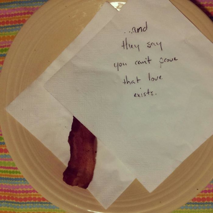 Boyfriend Left Me The Last Piece Of Bacon