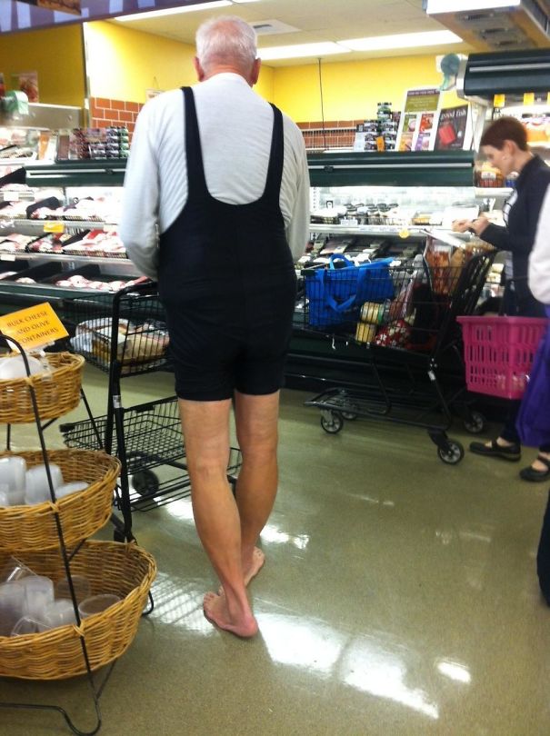 This Man Just Shopping For Groceries