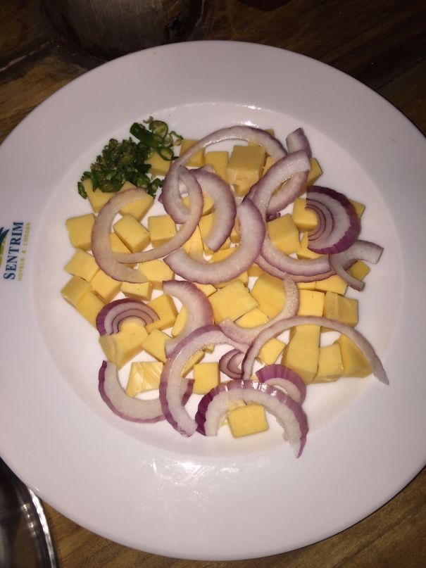 My Brothers In Nairobi Went Out For A Meal And Ordered Cheesy Onion Rings