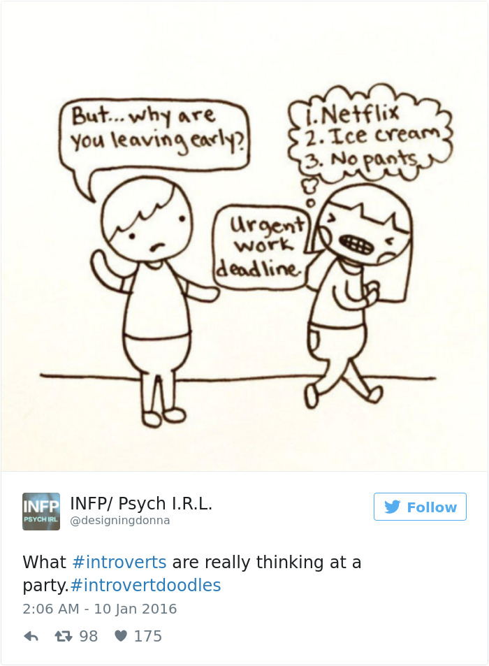 Introvert Tweet