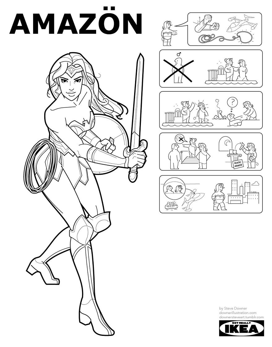 I Mashed Up Three Classic Superhero Origin Stories With Ikea Instruction Manuals