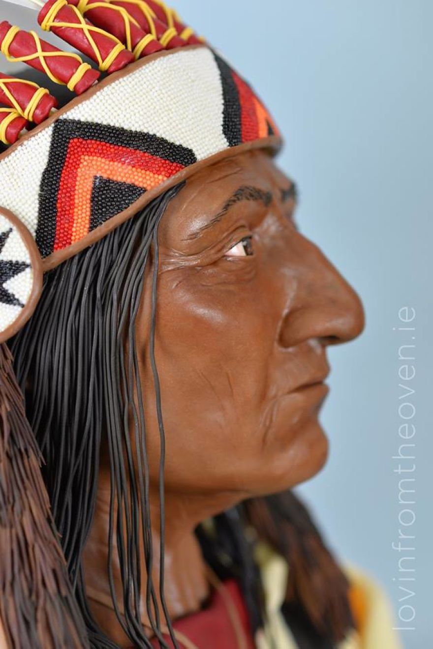 It Took Me Over 3 Weeks To Make This Chief Crowfoot Cake