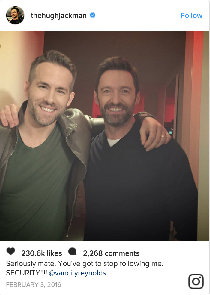 Ryan Reynolds And Hugh Jackman Trolling Each Other Is The Funniest Celeb Feud Ever (Updated)