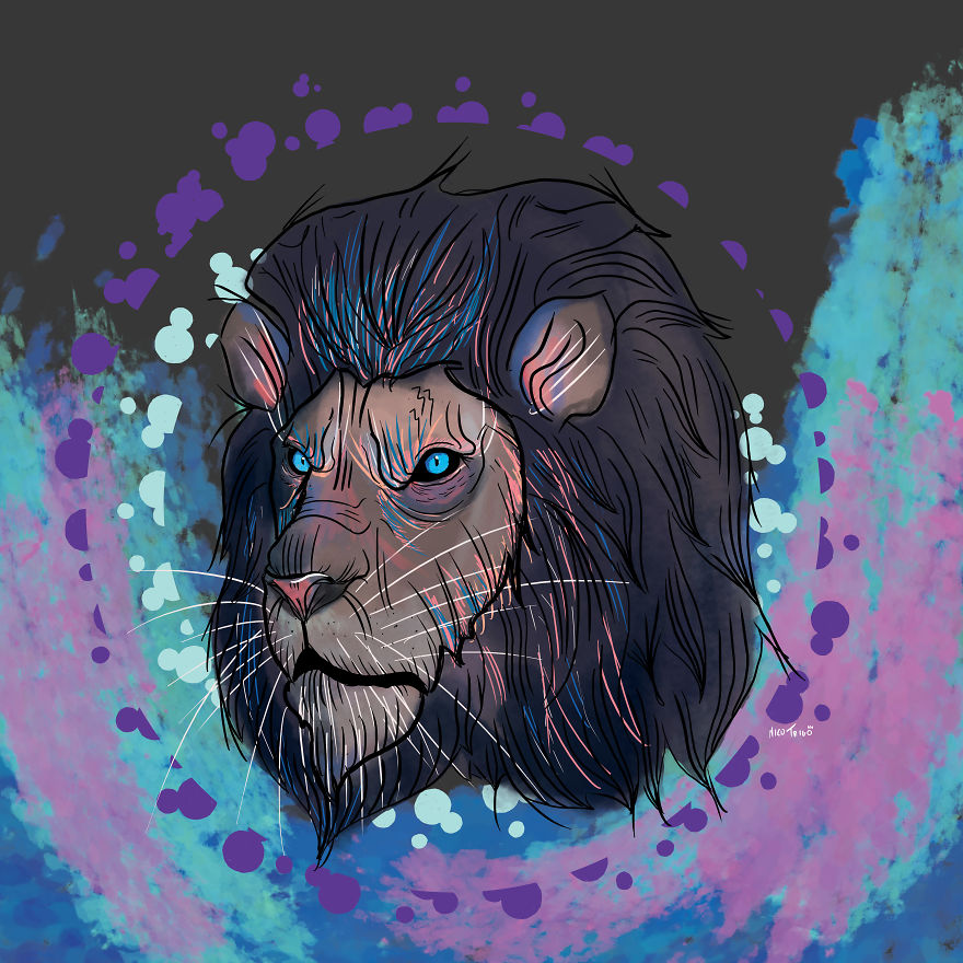 Big Cats Re-Imagined (illustration)