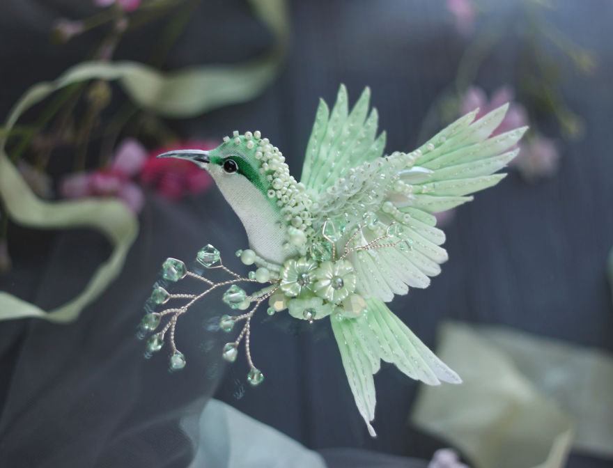 Birds Of Paradise By Russian Artist Julia Gorina