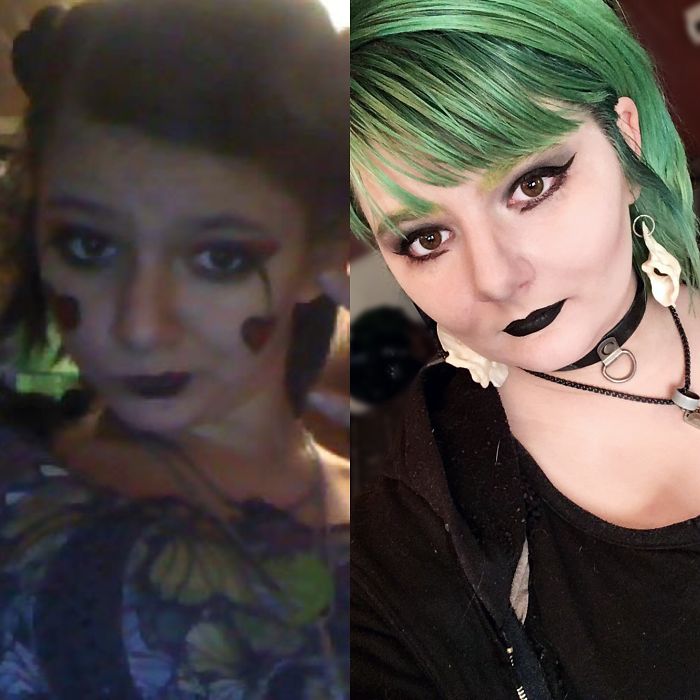 My Alt Self Has Evolved But Never Disappeared. This Is Who I Am, And Who I Always Will Be. It Brings Me Comfort And Self Confidence And Peace Of Mind. The Pictures On The Left From About 5 Years Ago, And The Right Are All From The Past Few Months.