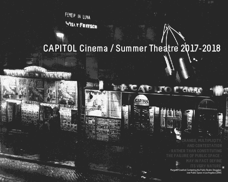 Capitol Cinema / Summer Theatre 2017-2018