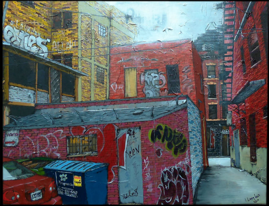 Unique Urbanscape Art From Lovely Montreal Artist