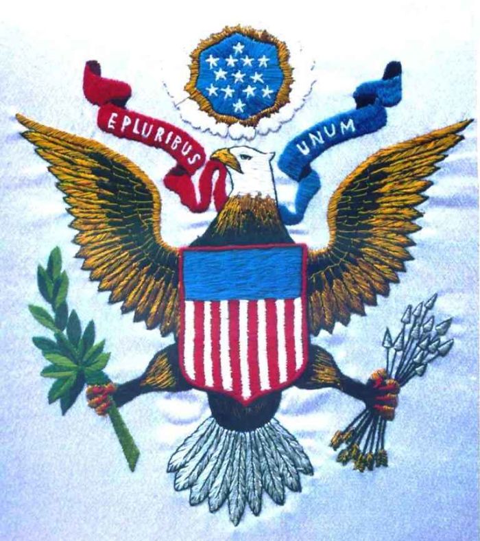 Embroidery Seal Of The Usa