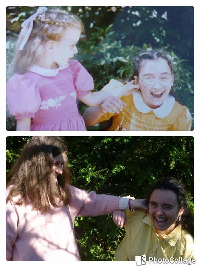 My Sister And Me. Then And Now