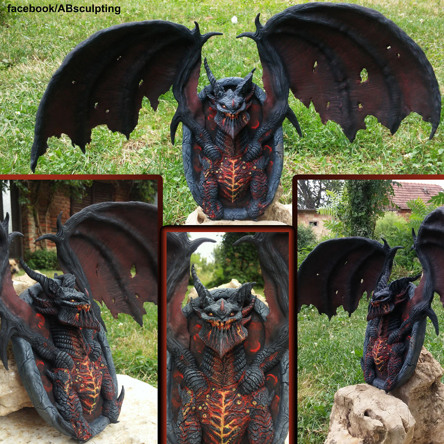 I Am Traditional Fantasy/game Sculptor, ,using Polymer Clay, I Create Detailed Fantasy Character Sculptures