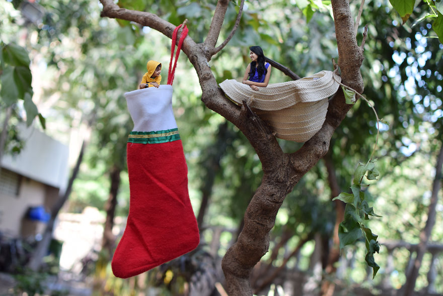 I Have Created Stories By Combining Toys With Kids In My Pictures. I Call It "My Little World."