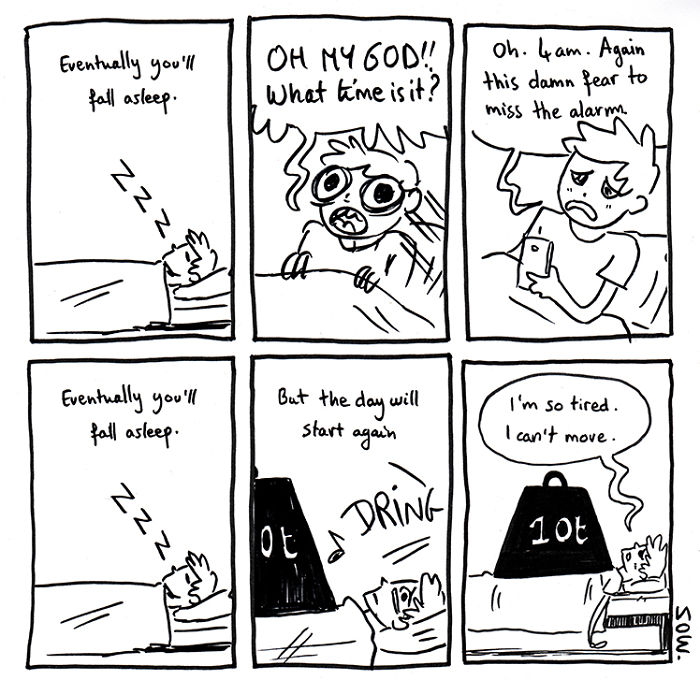 I Made A Comic To Show How A Day With High Functioning Mental Illness Feels