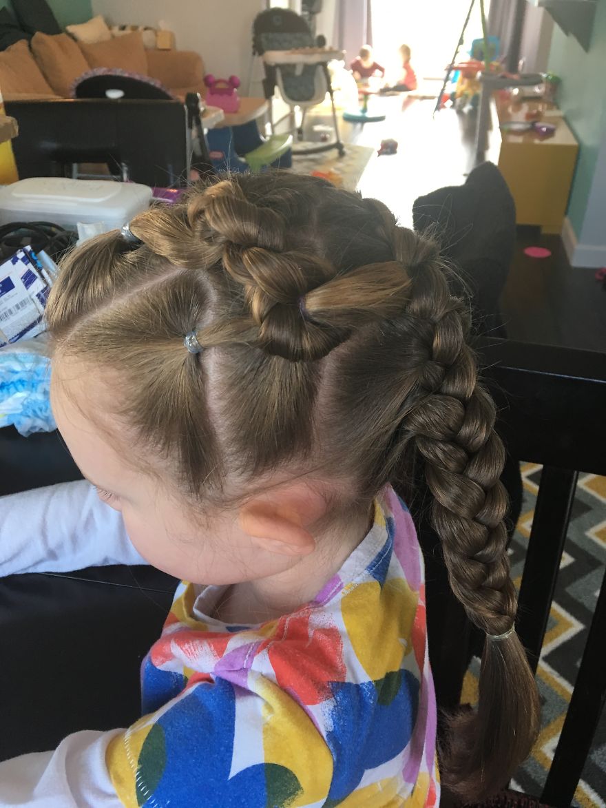 I Give My Daughter Pinterest Hairstyles Every Morning Before School (continued #2)