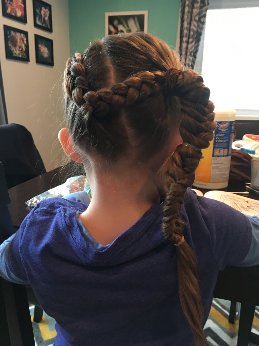 I Give My Daughter Pinterest Hairstyles Every Morning Before School (continued #2)