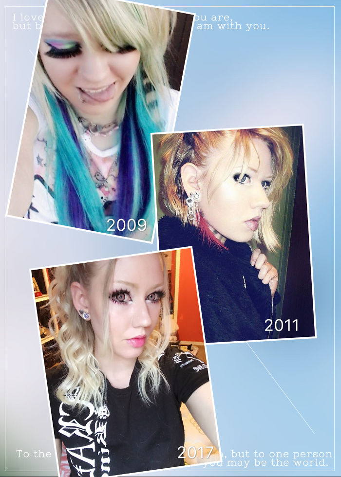 2009 Listening To Typical Screamo Scene Kid Shit. 2017 Listening To Visual Kei Bands And Kpop. Still A Rebellious Woman And Still Love My Falsies Xd.