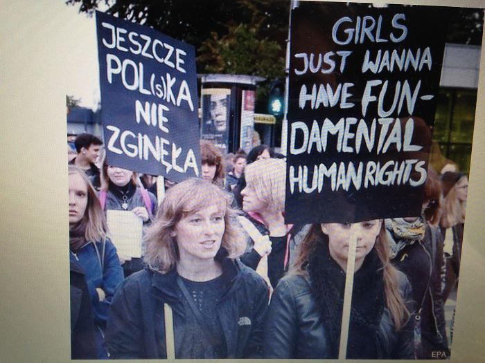 Black Monday- Thousands Of Polish Women Strike Against Abortion - Ban (2016!)