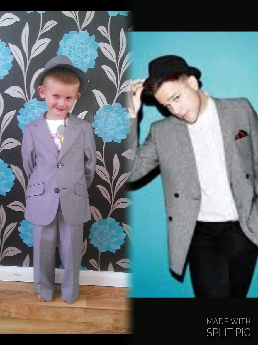 My Son Thinks He Looks Like Olly Murs, Ps He Loves Ollys Music And Wanted To Be Like Him When He Was Younger