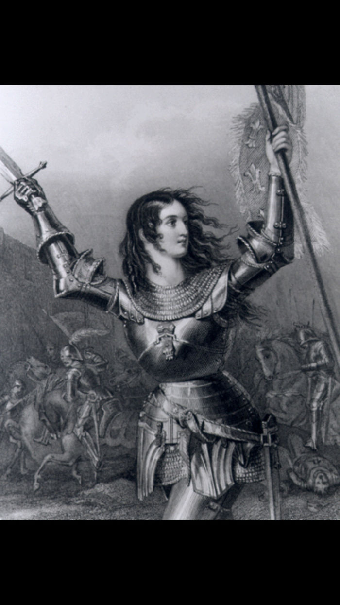 Joan Of Arc, Nicknamed "the Maid Of Orléans," Was Born In 1412 In Domrémy, Bar, France. A National Heroine Of France, At Age 18 She Led The French Army To Victory Over The English At Orléans. Captured A Year Later, Joan Was Burned At The Stake As A Heretic By The English And Their French Collaborators