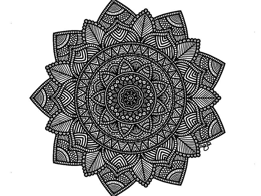 I'm Obsessed With Drawing Mandalas