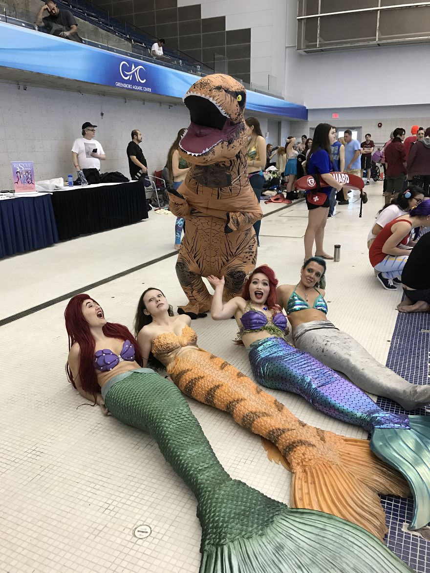 Over 300 People Gather To An International Mermaid Convention