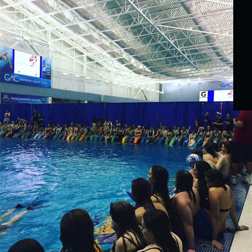 Over 300 People Gather To An International Mermaid Convention
