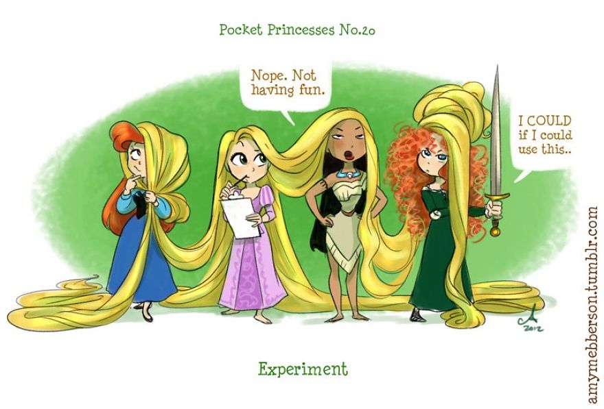 If You Love Disney Princesses, These Mini Comics Will Make You Smile