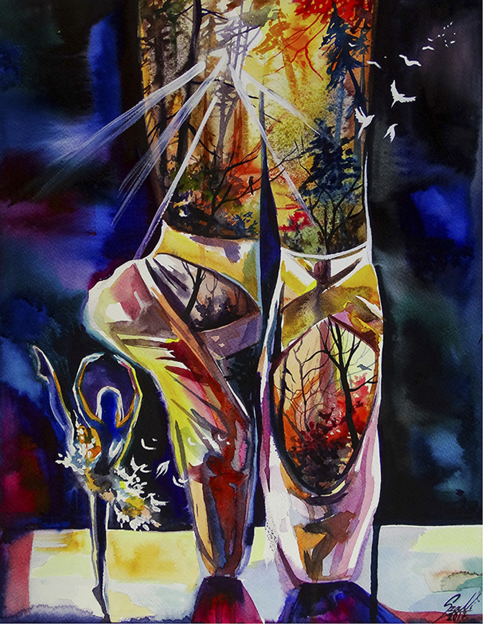 I Portray The Feeling Of Ballet Dance In My Paintings To Show How Important Passion Is