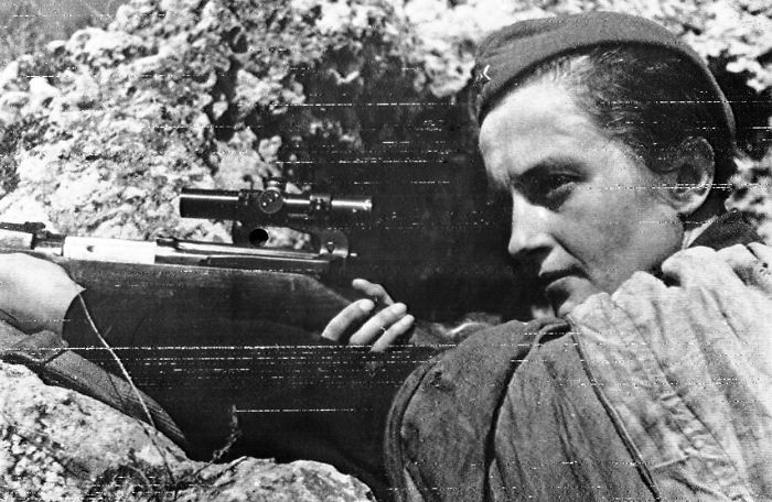 Liudmyla Mykhailivna Pavlychenko - "lady Death" - Soviet Sniper Ww2