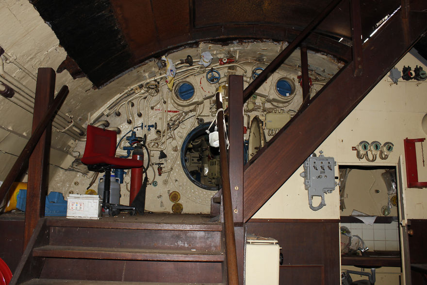 Inside Old Soviet Submarine In Amsterdam