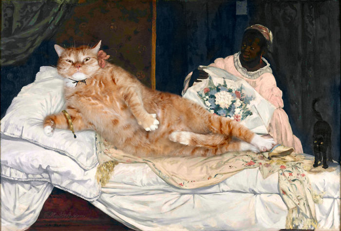 Edouard Manet, Olympia The Cat
