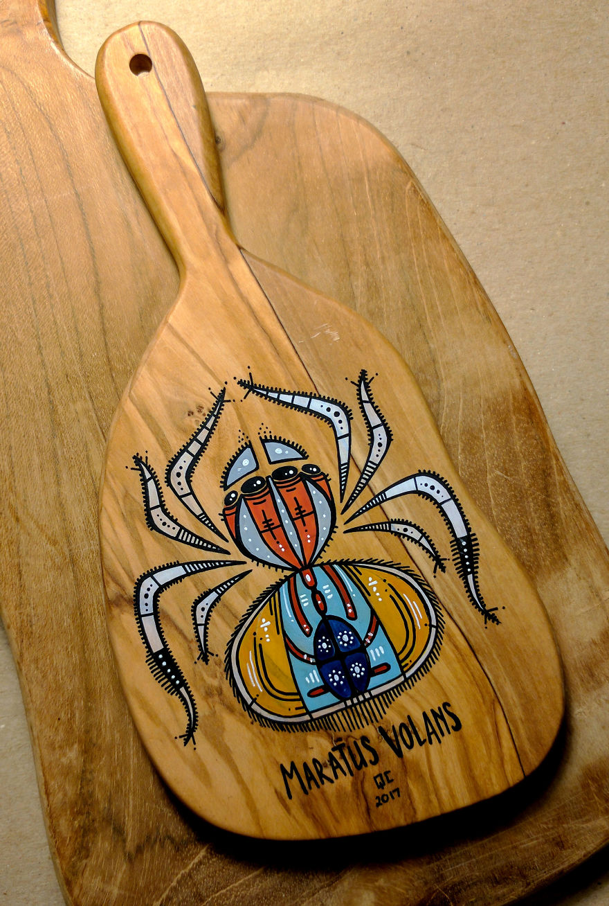 I Paint Insects On Cutting Boards