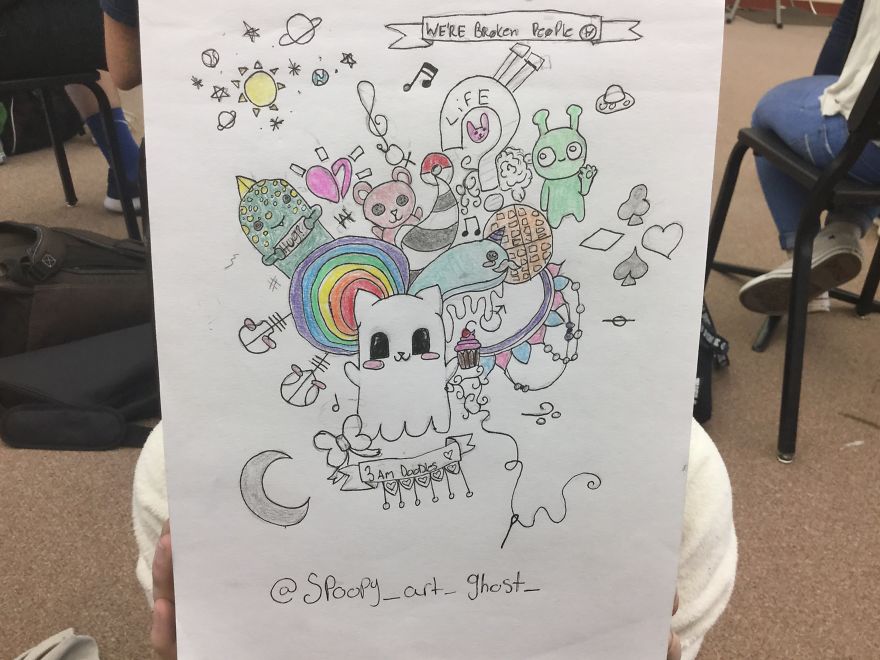My Friends And I Spend Time Doodling Stuff And Figured We'd Share It With You
