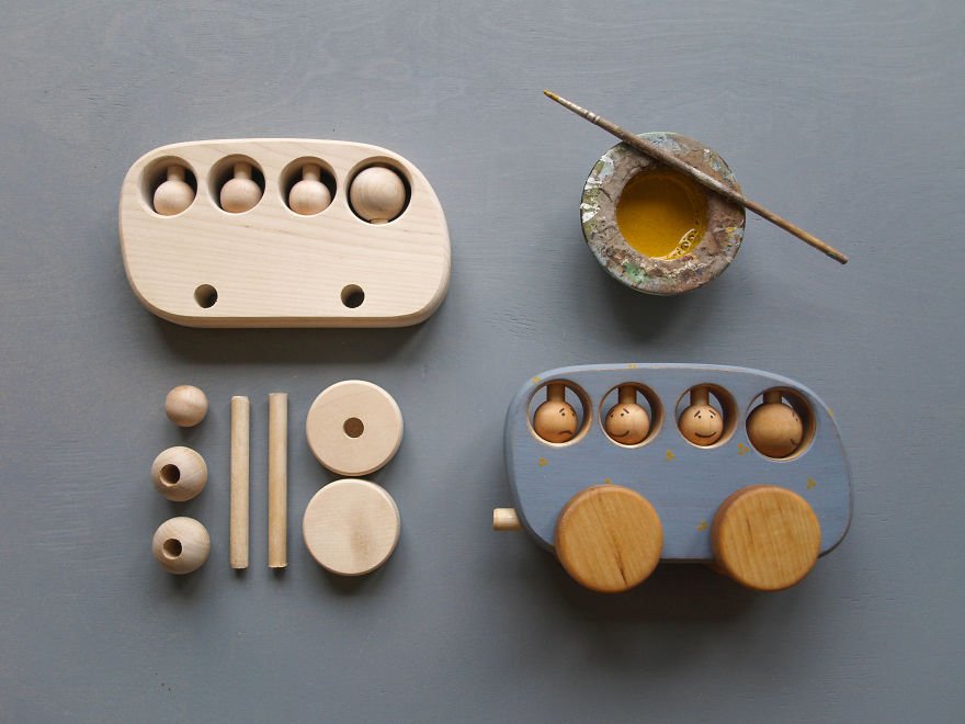Before The Birth Of Our First Daughter, We Moved To The Countryside To Make Wooden Toys